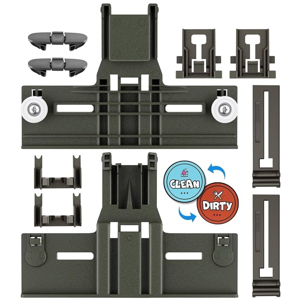 Upgraded W10350375 W10712395 Dishwasher Top Rack Adjuster Parts for Whirlpool WD